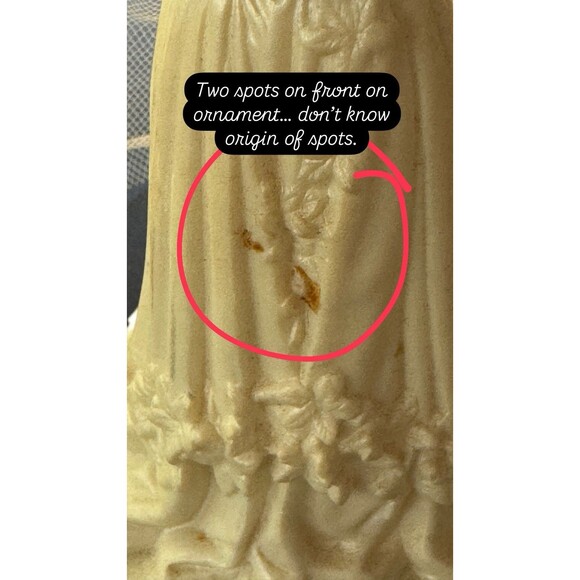 Scarlett O'hara Figurine Hallmark 2004 Wedding Dress 5" Gone With The Wind - Picture 11 of 11